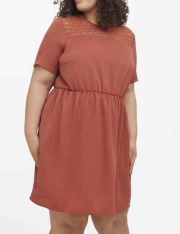 Rochie mini Vero Moda, cărămiziu
