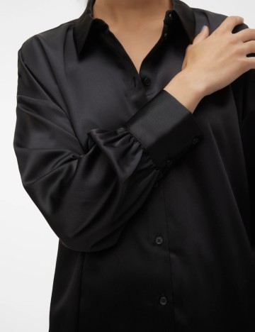 Rochie tip cămașă Vero Moda, negru