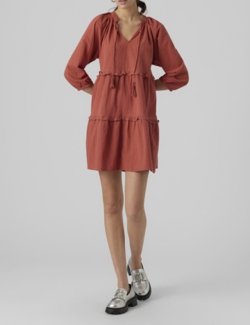 Rochie mini Vero Moda, cărămiziu