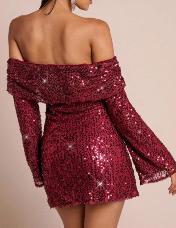 Rochie mini Shein, vișiniu