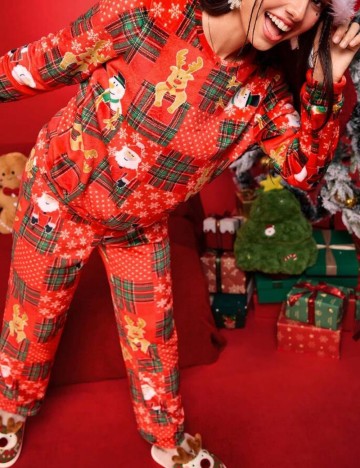 Compleu pijamale Shein, mix culori