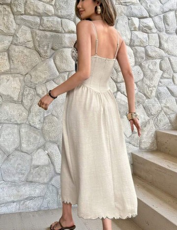 Rochie maxi Shein, bej