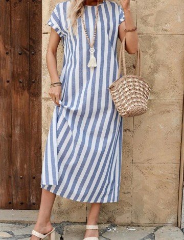 Rochie midi Shein, mix culori