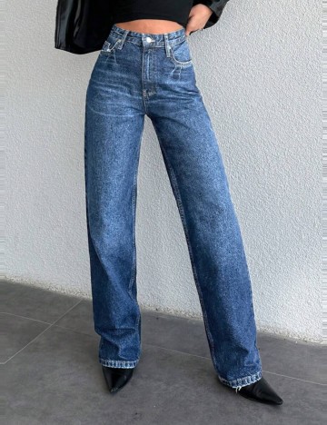 Jeans Shein, albastru