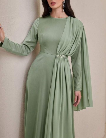 Rochie maxi Shein, verde