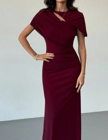 Rochie maxi Shein, vișiniu