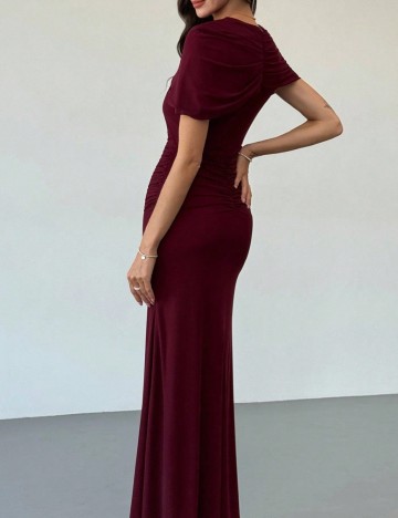 Rochie maxi Shein, vișiniu