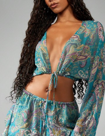 Compleu Shein Missguided, albastru