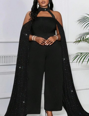 Salopetă Shein Curve+, negru