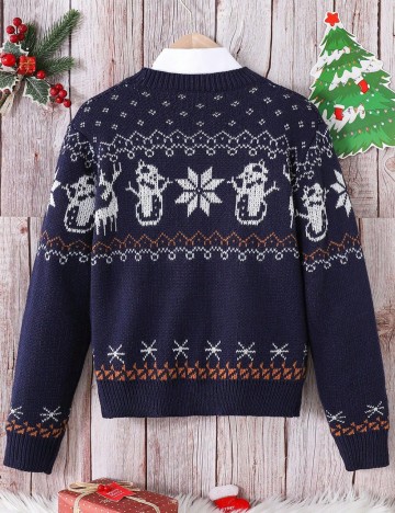 Pulover Shein, albastru