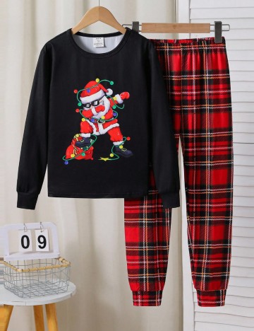 Compleu pijamale Shein, mix culori