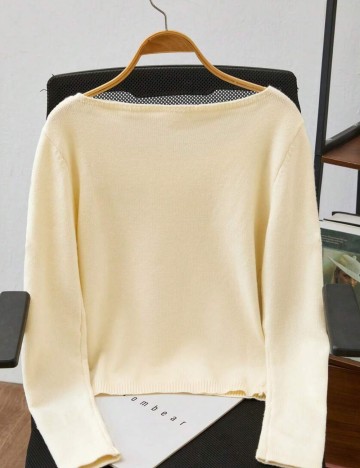 Pulover Shein, crem