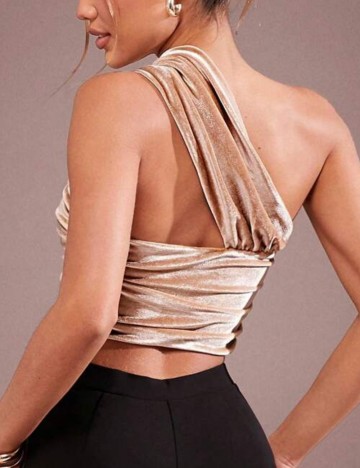 Top Shein HAUTE, bej