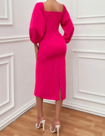 Rochie midi Shein, roz