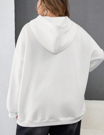 Hanorac Shein Curve+, alb