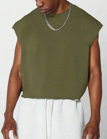 Tricou Shein SUMWON, kaki