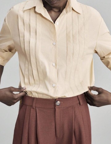 Cămașă Shein, bej