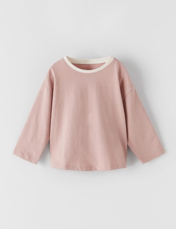 Bluză Zara, roz pudra