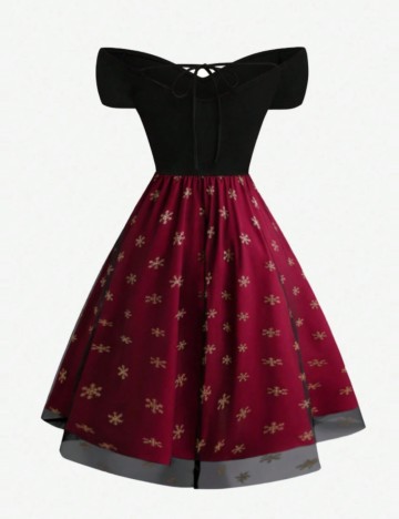 Rochie midi Shein Curve+, mix culori