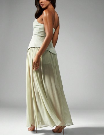 Rochie maxi Shein, verde