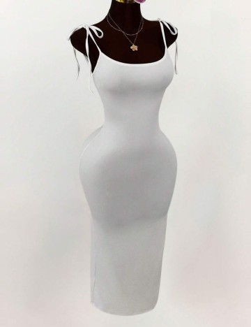 Rochie midi Shein, alb