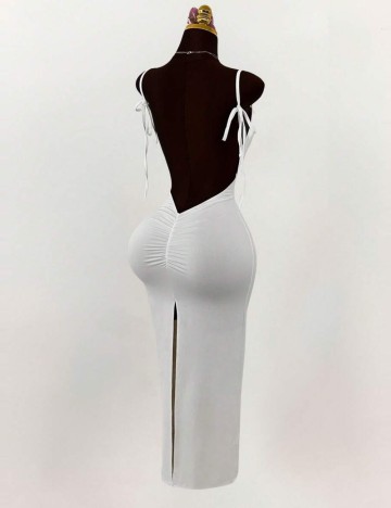 Rochie midi Shein, alb