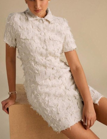 Rochie mini Shein, crem