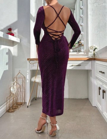 Rochie midi Shein, mov