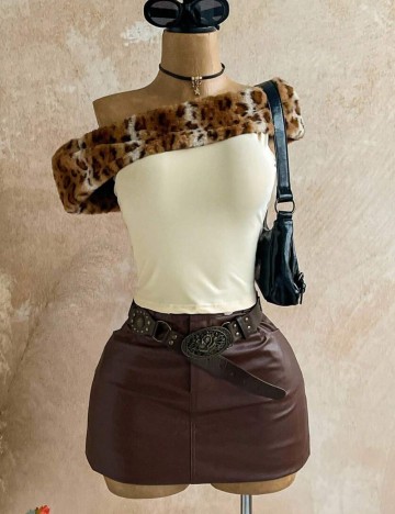 Top Shein, mix culori