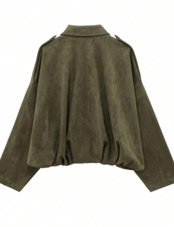 Jachetă Shein, kaki