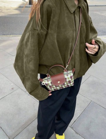 Jachetă Shein, kaki