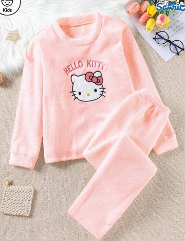 Compleu pijamale Shein, roz