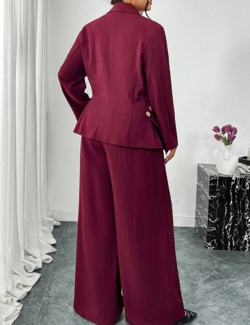 Compleu Shein Curve+, vișiniu