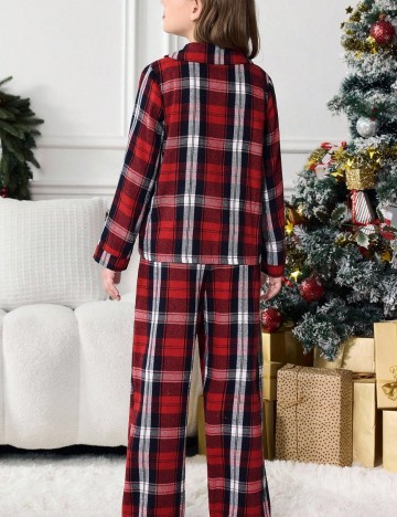 Compleu pijamale Shein, roșu