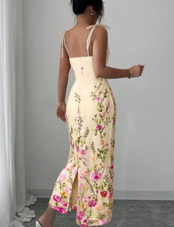 Rochie midi Shein, crem