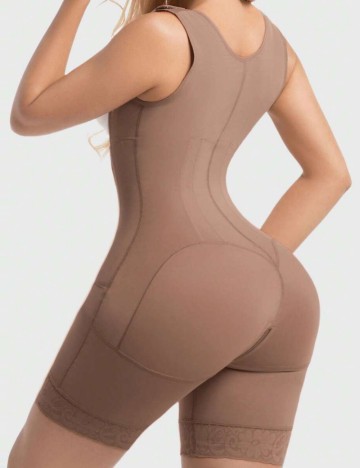 Salopetă modelatoare Shein, roz prafuit