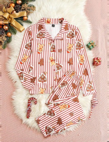 Compleu pijamale Shein, mix culori