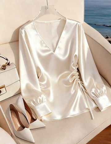 Cămașă Shein, crem