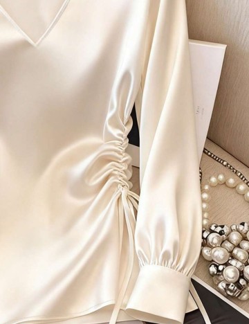 Cămașă Shein, crem