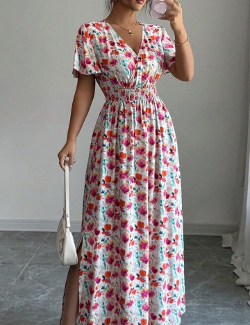 Rochie maxi Shein, alb