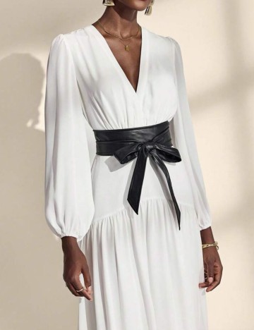 Rochie maxi Shein, alb