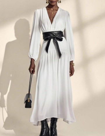 Rochie maxi Shein, alb