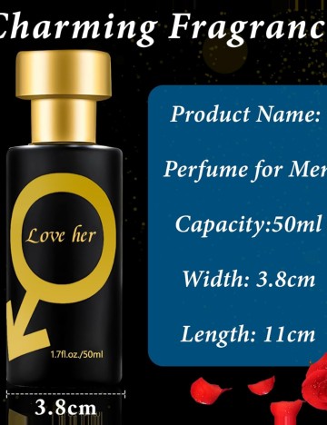 Parfum cu feromoni Naturas Bouqutis, negru