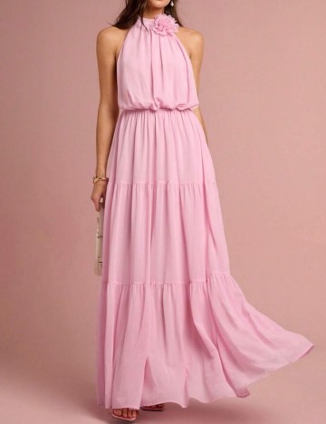 Rochie maxi Shein, roz