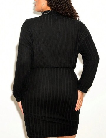 Rochie mini Shein Curve+, crem