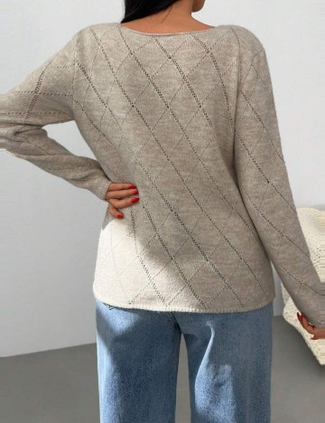 Cardigan Shein, crem