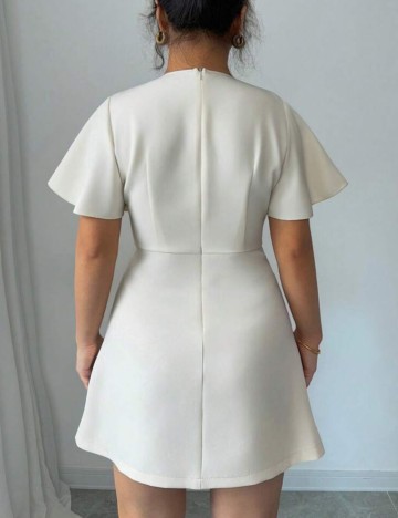 Rochie mini Shein, crem