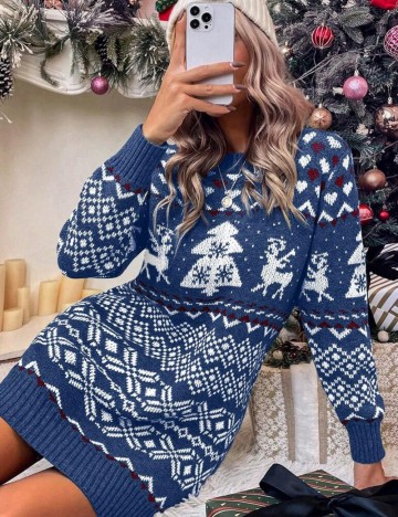 Rochie mini Shein, albastru