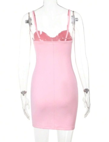 Rochie mini Shein, roz