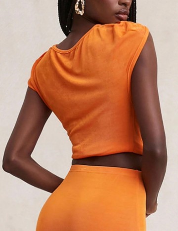 Top Shein, portocaliu